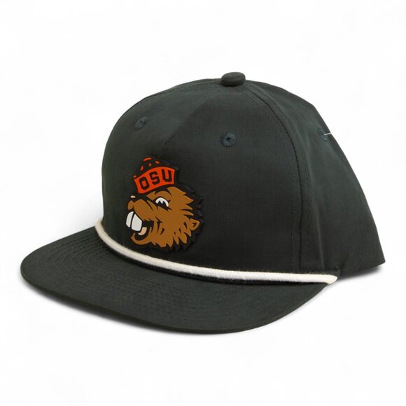 Oregon State Beavers Benny 3D Classic Rope Hat- Charcoal/ White - Picture 1 of 3